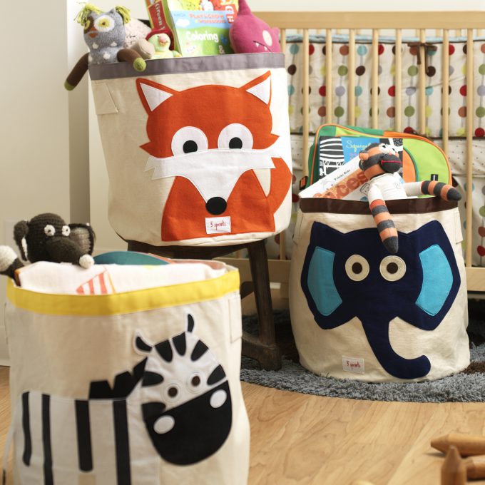 Καλάθι Παιχνιδιών Στρογγυλό Fox