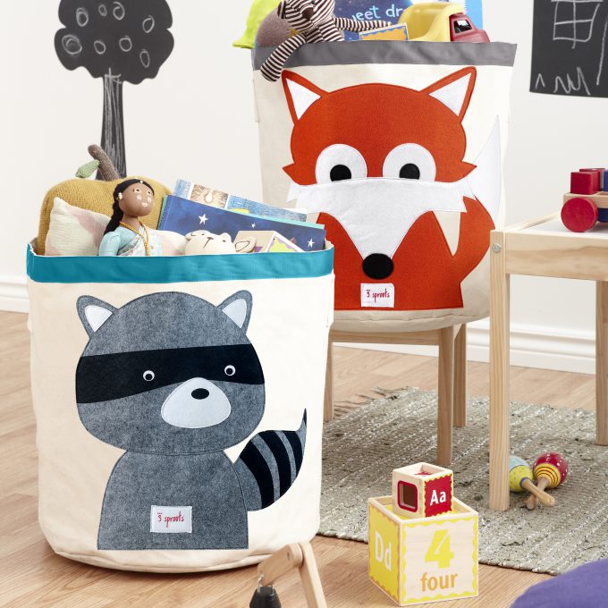 Καλάθι Παιχνιδιών Στρογγυλό Raccoon