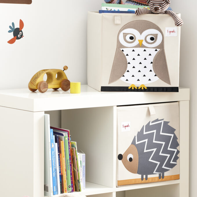 Καλάθι Παιχνιδιών τετράγωνο Owl