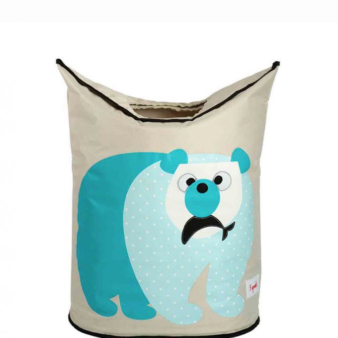 polar bear laundry hamper