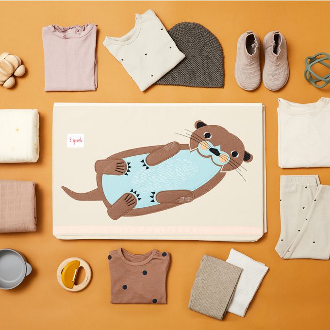 Καλάθι Παιχνιδιών με Καπάκι Otter