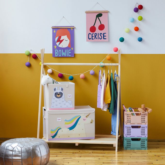 Καλάθι Παιχνιδιών με Καπάκι Unicorn