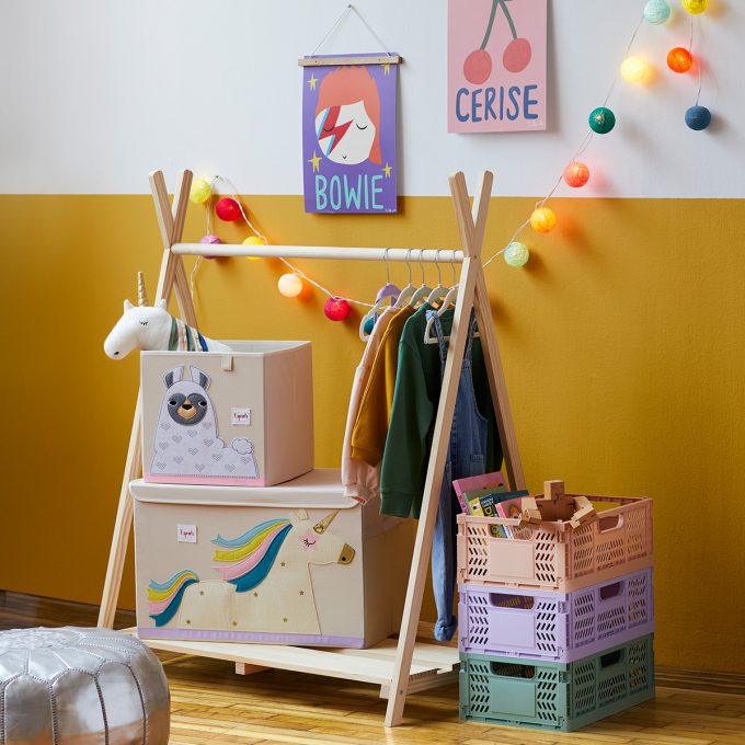 Καλάθι Παιχνιδιών με Καπάκι Unicorn