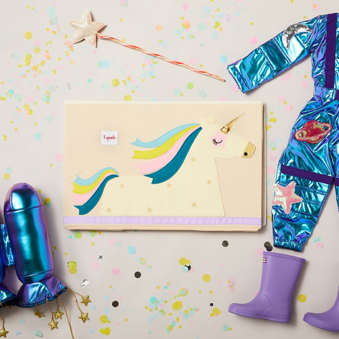 Καλάθι Παιχνιδιών με Καπάκι Unicorn