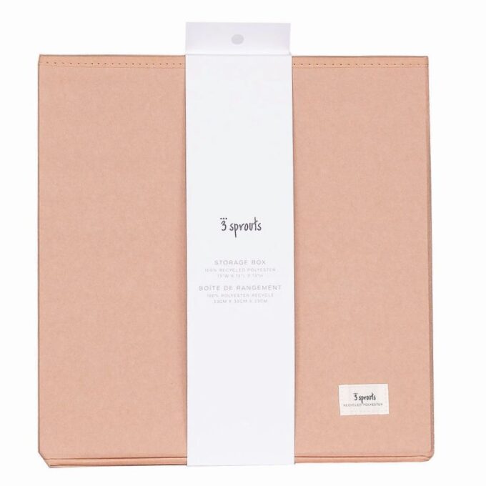 Καλάθι Παιχνιδιών τετράγωνο από ανακυκλωμένο ύφασμα clay