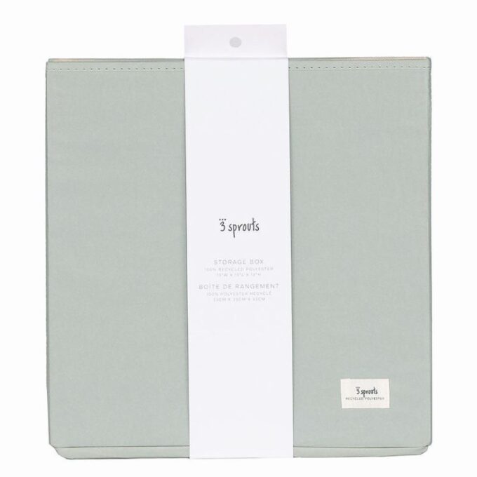 Καλάθι Παιχνιδιών τετράγωνο από ανακυκλωμένο ύφασμα green