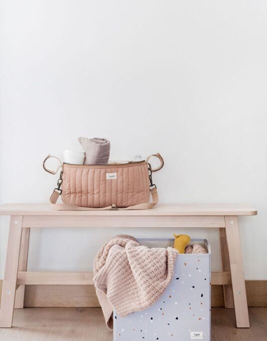 Καλάθι Παιχνιδιών τετράγωνο από ανακυκλωμένο ύφασμα, terrazzo gray