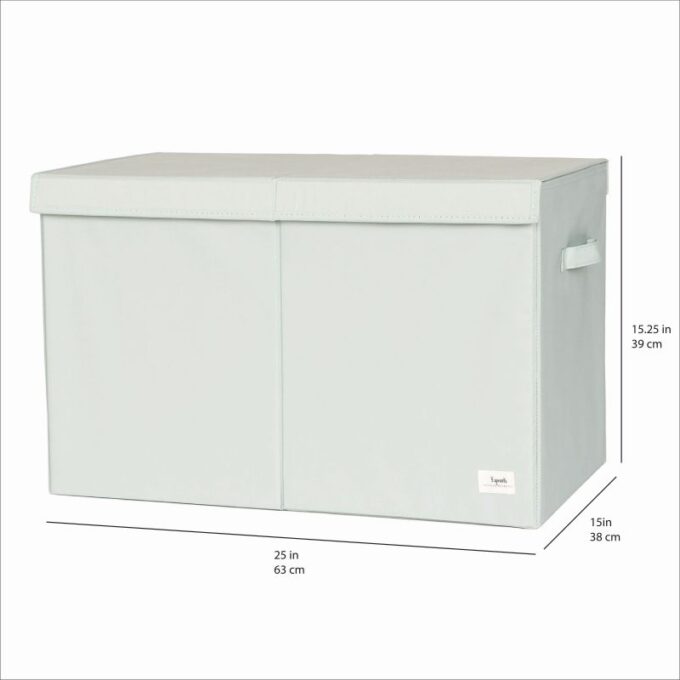 Καλάθι Παιχνιδιών με καπάκι αναδιπλούμενο από ανακυκλωμένο ύφασμα green