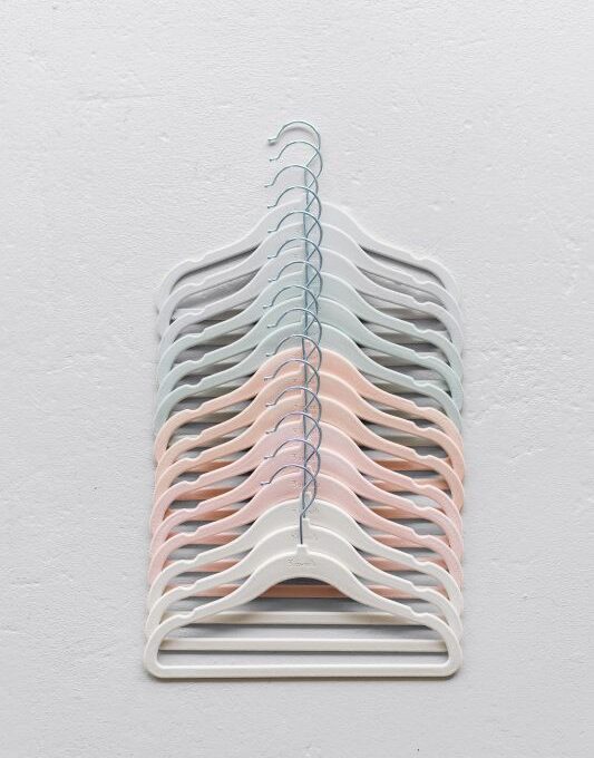 Παιδικές Κρεμάστρες Αντιολισθητικές gray (σετ 15 τμχ)