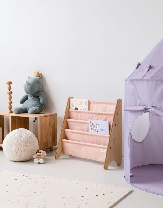 Βιβλιοθήκη από ανακυκλωμένο ύφασμα clay