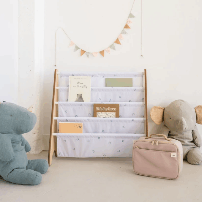 Βιβλιοθήκη από ανακυκλωμένο ύφασμα blueberry mist