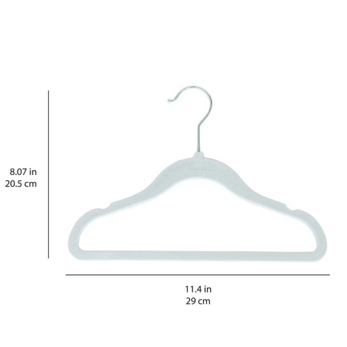 Παιδικές Κρεμάστρες Αντιολισθητικές blue (σετ 15τμχ)